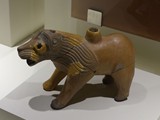 Lion-shaped ceremonial drinking vessel, 
Boğazky, 
14th century B.C