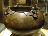 Kettle with siren handles, 
Gordion, Big Tumulus, 
Late 8th century B.C.